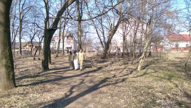 Школярі прибирали зелені зони та береги озер (фото) — фото 4